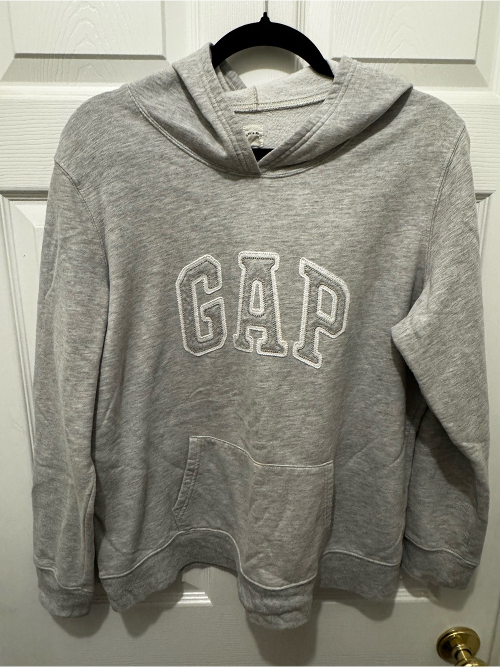 GAP ladies  Light Gray Hooded Sweatshirt size Xl